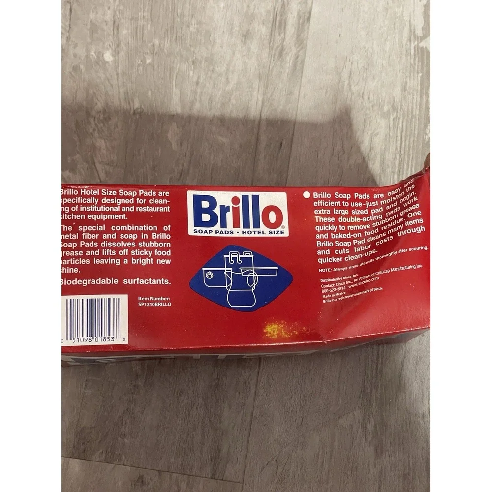 Brillo‎ Steel Wool Soap Pad 10/Box